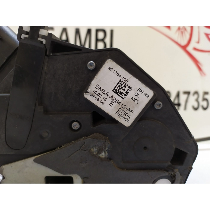 BM5A-A26412-AF SERRATURA ELETTRICO 4 PIN PORTA POSTERIORE DESTRO DX USATO FORD KUGA 2° (2012\2019) 2016
