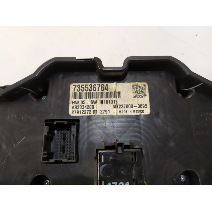 735536764 CENTRALINA GRUPPO COMANDI CLIMA A\C AUTOMATICO USATO FIAT PANDA (312\319) 1.3 (DAL 2012 IN POI >)
