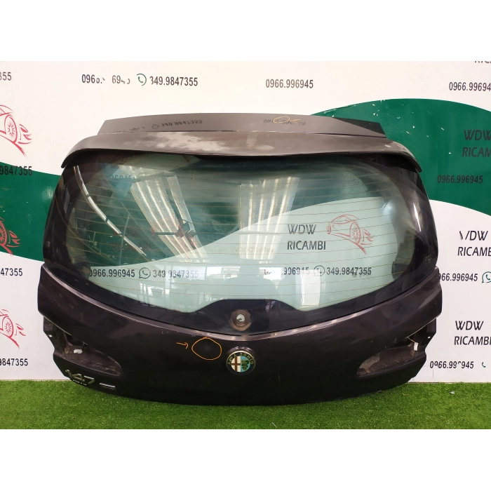 PORTELLONE COFANO BAULE POSTERIORE POST USATO NERO ALFA ROMEO 147 1.6 (2000\2010)