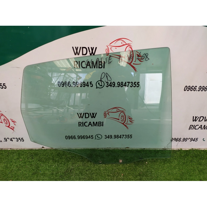 VETRO CRISTALLO SCENDENTE PORTA POSTERIORE DESTRO DX USATO MERCEDES CLASSE A (W168) (1997\2004)