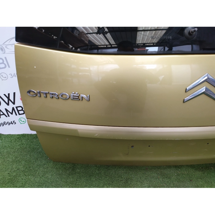 PORTELLONE COFANO BAULE POSTERIORE POST USATO GIALLO CITROEN C4 PICASSO (2006\2013)