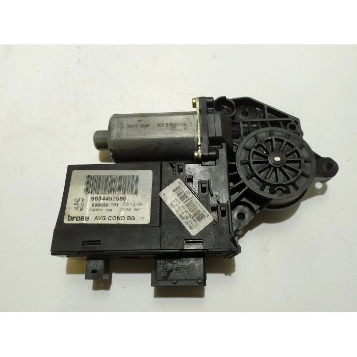 9634457580 MOTORINO ALZAVETRO PORTA ANTERIORE SINISTRO SX USATO PEUGEOT 307 2.0 (2001\2009)