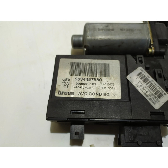 9634457580 MOTORINO ALZAVETRO PORTA ANTERIORE SINISTRO SX USATO PEUGEOT 307 2.0 (2001\2009)