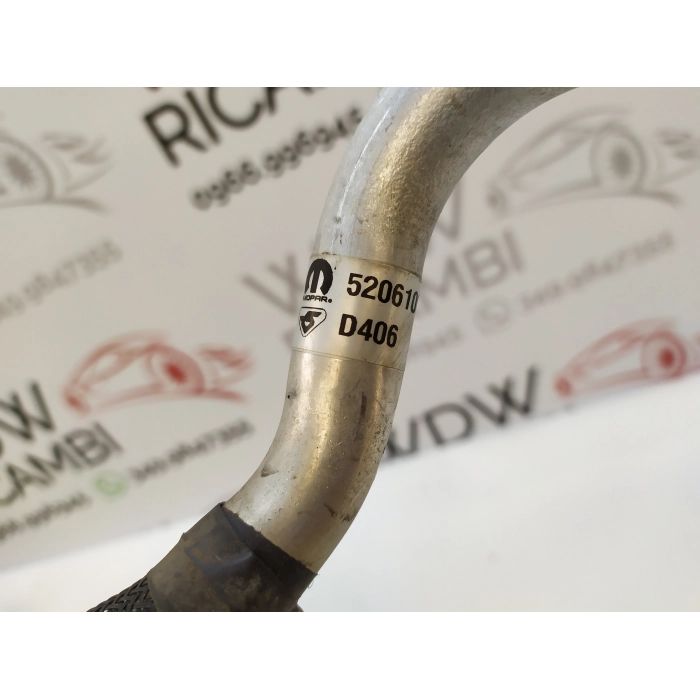 52061004 TUBO ARIA CONDIZIONATA CLIMA A\C USATO FIAT 500 1.2 BENZ RESTYLING (DAL 2015 IN POI >)