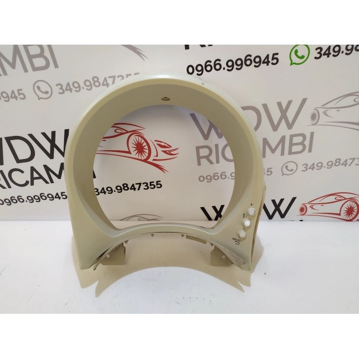 735628917 CORNICE RIVESTIMENTO CONTACHILOMETRI USATO FIAT 500 RESTYLING DAL 2015 IN POI >
