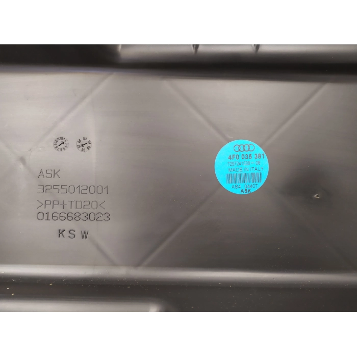 4F0035381 PORTA CASSA AUTOPARLANTE PORTA ANTERIORE SINISTRO SX USATO AUDI A6 (C6) 3.0 TDI (2004\2011)