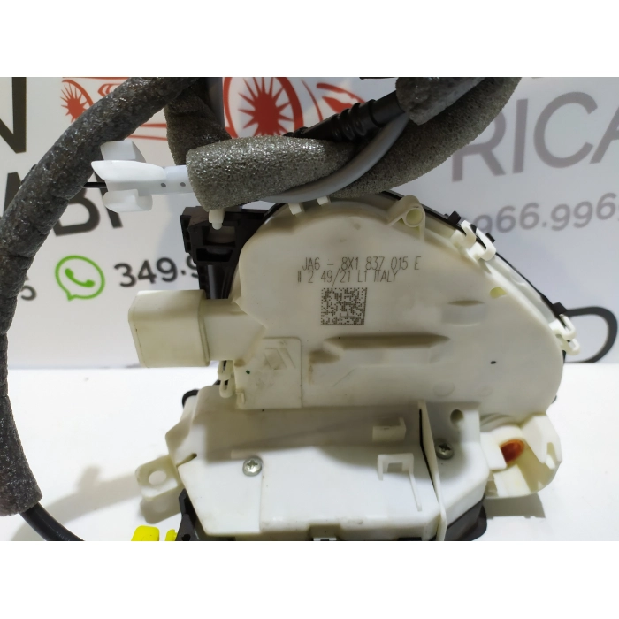 8X1837015E SERRATURA CHIUSURA PORTA ANTERIORE SINISTRO SX USATO AUDI Q5 (FY) RESTYLING ANNO 2018