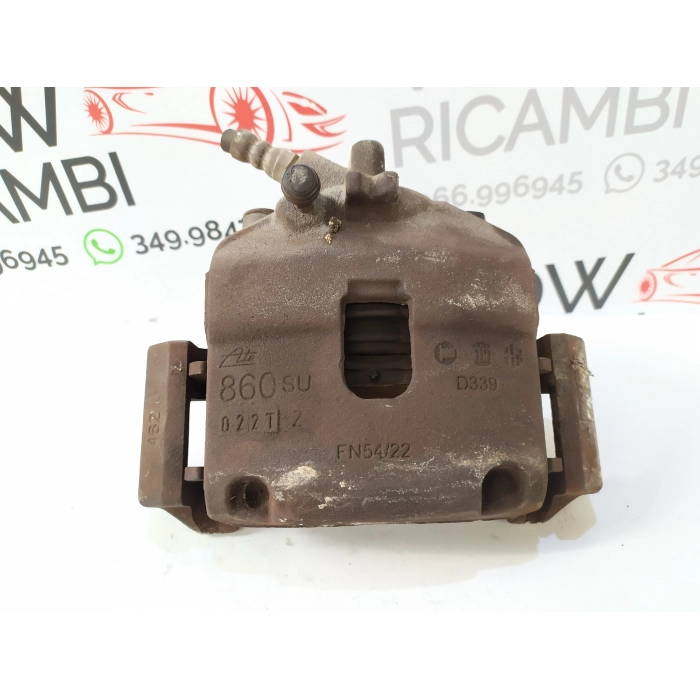 PINZA FRENO ANTERIORE DESTRO DX USATO FIAT PANDA (312\319) 1.3 (DAL 2012 IN POI >) 2017