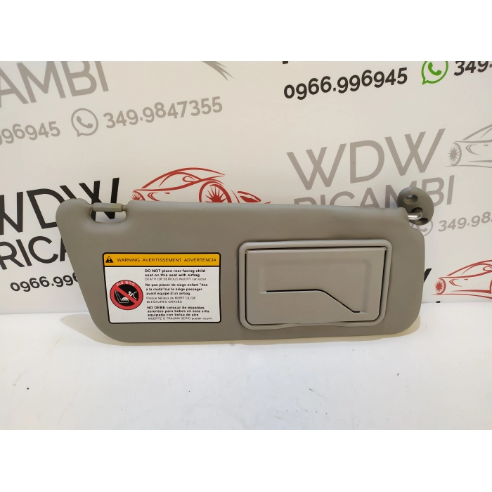 ALETTA PARASOLE INTERNA LATO DESTRO DX USATO CHEVROLET MATIZ 800 (2005\2010) 2009