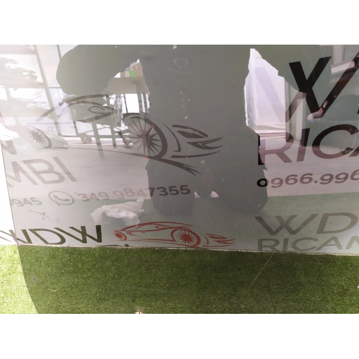 VETRO SCENDENTE OSCURATO PORTA POSTERIORE SINISTRO SX USATO HYUNDAI TERRACAN 2.9 CRDI (2001\2007) 2004