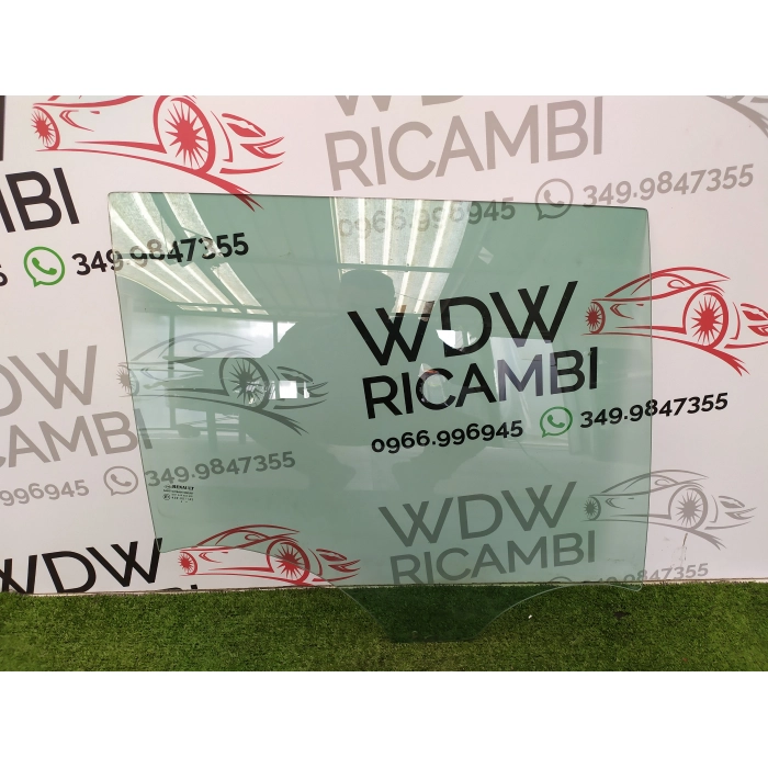 VETRO SCENDENTE PORTA POSTERIORE DESTRO DX USATO RENAULT SCENIC MEGANE SW 1.5 (2002\2010)