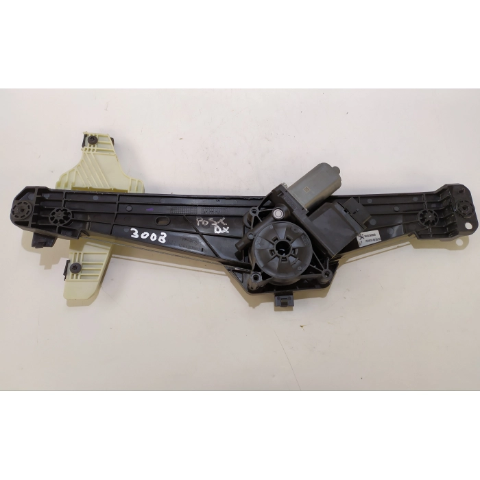 9830388880 ALZAVETRO ELETTRICO PORTA POSTERIORE DESTRO DX USATO PEUGEOT 3008 II 2° (DAL 2016 > IN POI)