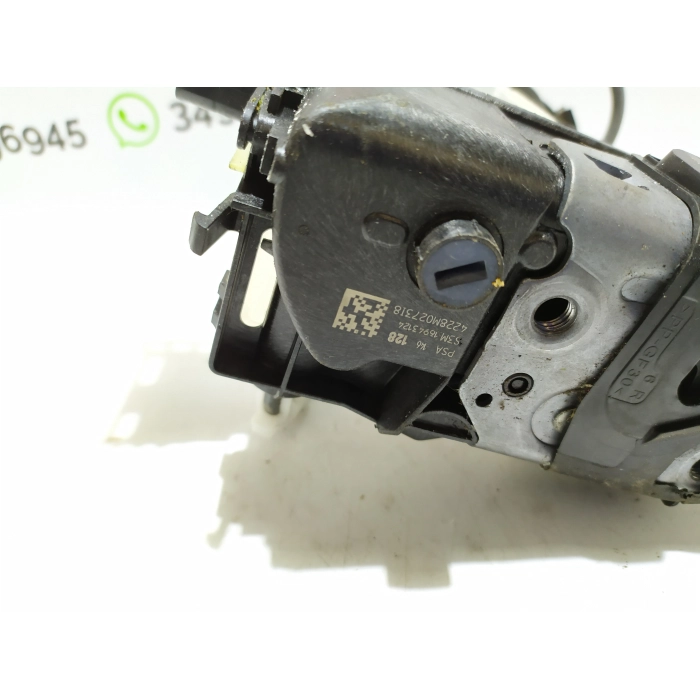 PSA146128 SERRATURA ELETTRICA 6 PIN PORTA POSTERIORE DESTRO DX USATO OPEL GRANDLAND X (DAL 2017 IN POI >)