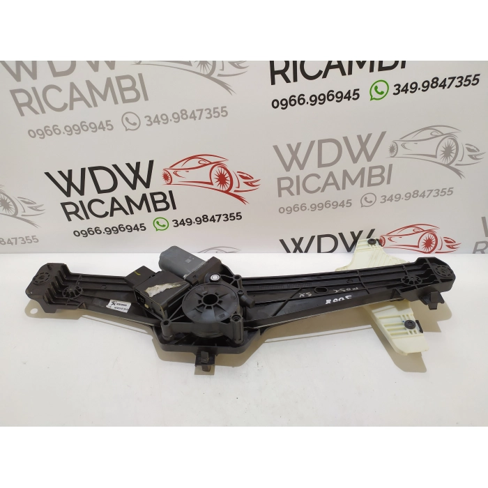 9830389080 ALZAVETRO ALZACRISTALLO PORTA POSTERIORE SINISTRO SX USATO PEUGEOT 3008 2° (DAL 2016 > IN POI)