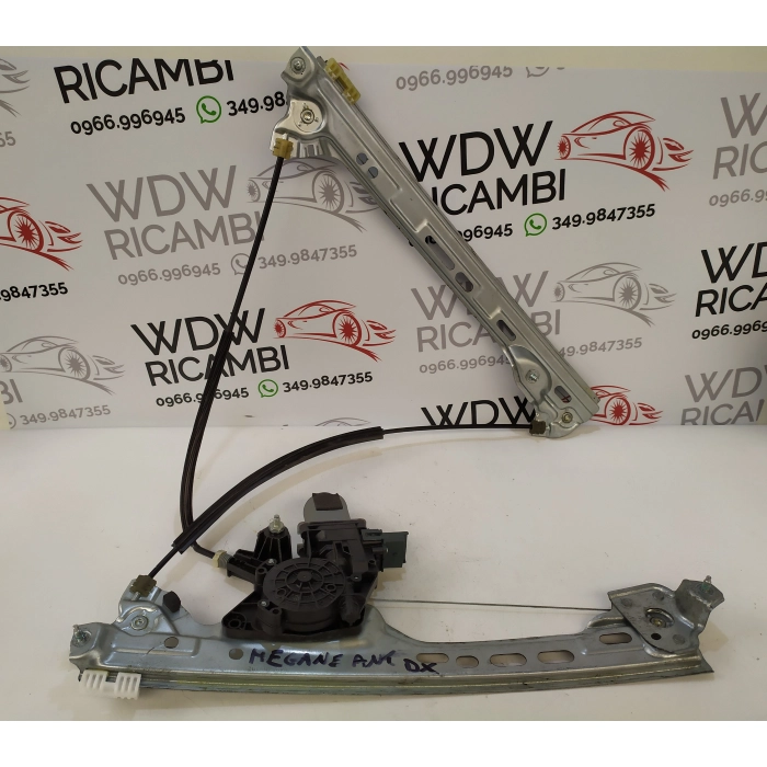 402777D ALZAVETRO ELETTRICO PORTA ANTERIORE DESTRO DX USATO RENAULT MEGANE 4° (DAL 2015 IN POI >)