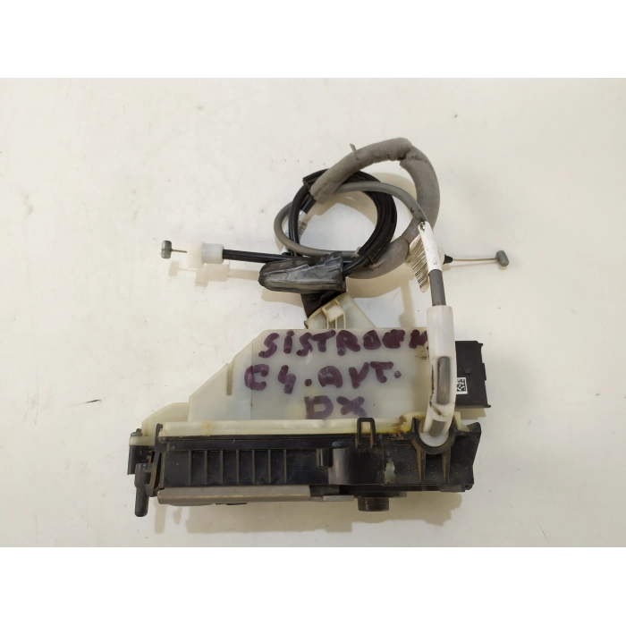 9685351480 SERRATURA CHIUSURA PORTA ANTERIORE DESTRO DX USATO CITROEN C4 2° (2010\2018)
