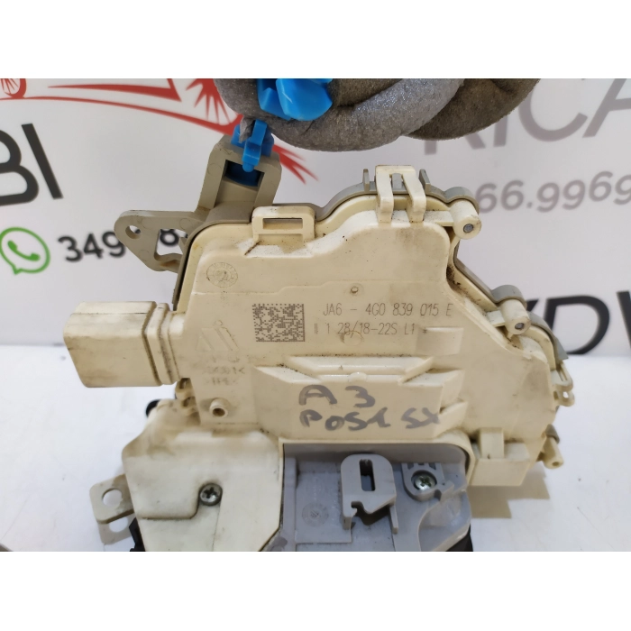4G0839015E SERRATURA CHIUSURA PORTA POSTERIORE SINISTRO SX USATO AUDI A3 8V (2012\2019)