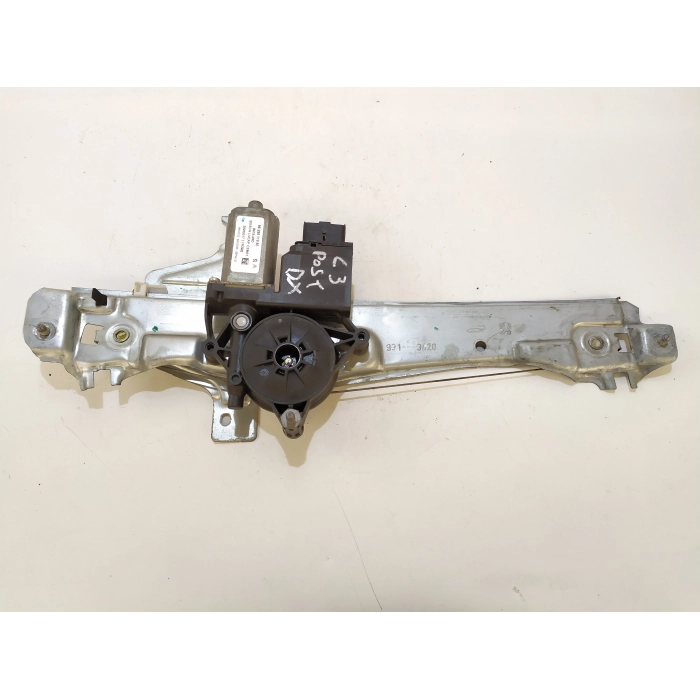 9829511980 ALZAVETRO ELETTRICO PORTA POSTERIORE DESTRO DX USATO CITROEN C3 3° SERIE (DAL 2016>)