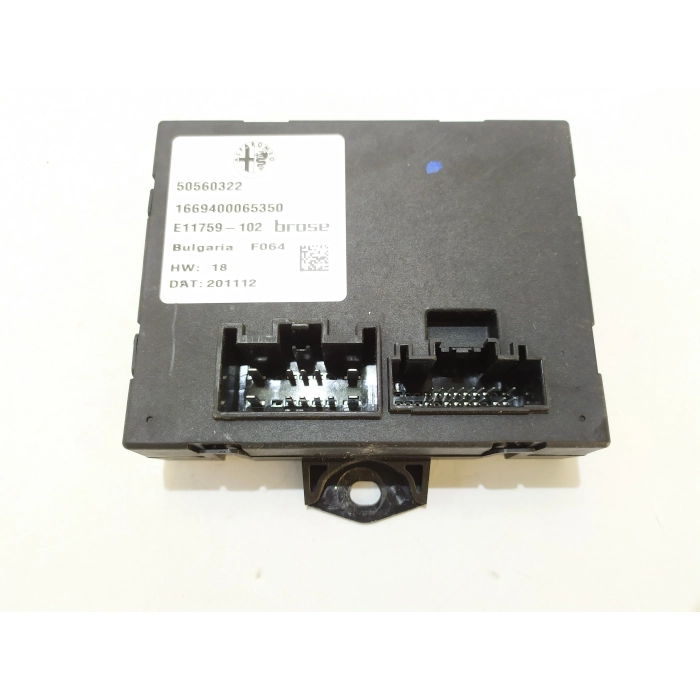 50560322 CENTRALINA PORTELLONE POSTERIORE POST USATO ALFA ROMEO STELVIO Q4 QUADRIFOGLIO 2.9 (DAL 2016 IN POI >)