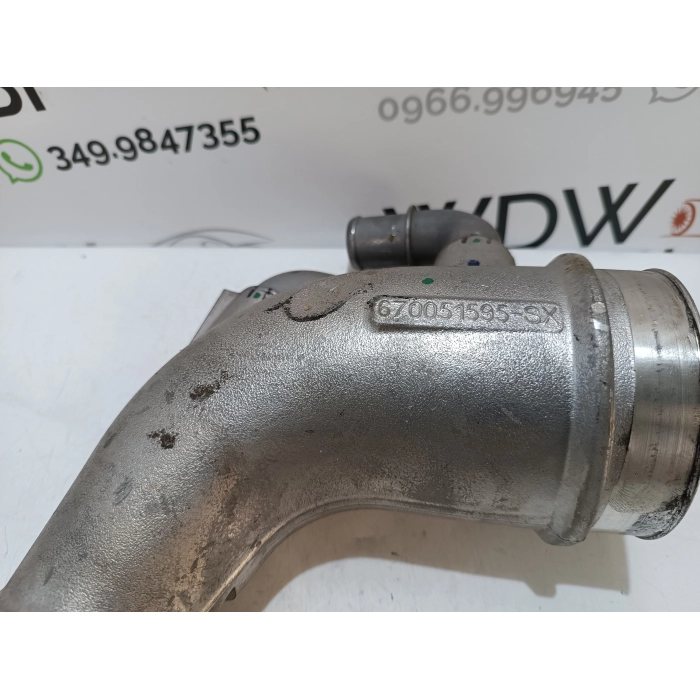 670051595 TUBO ASPIRAZIONE TURBO USATO ALFA ROMEO STELVIO Q4 QUADRIFOGLIO 2.9 (DAL 2016 IN POI >)