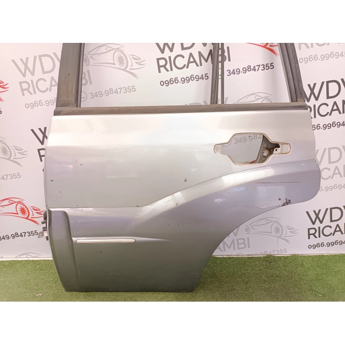 PORTA PORTIERA SPORTELLO POSTERIORE SINISTRO SX USATO GRIGIA HYUNDAI TERRACAN 2.9 CRDI (2001\2007)