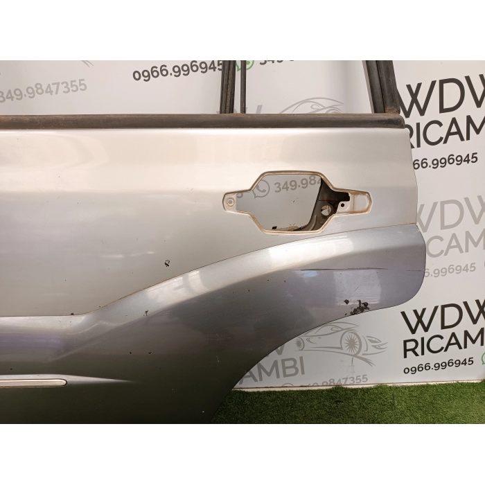 PORTA PORTIERA SPORTELLO POSTERIORE SINISTRO SX USATO GRIGIA HYUNDAI TERRACAN 2.9 CRDI (2001\2007)