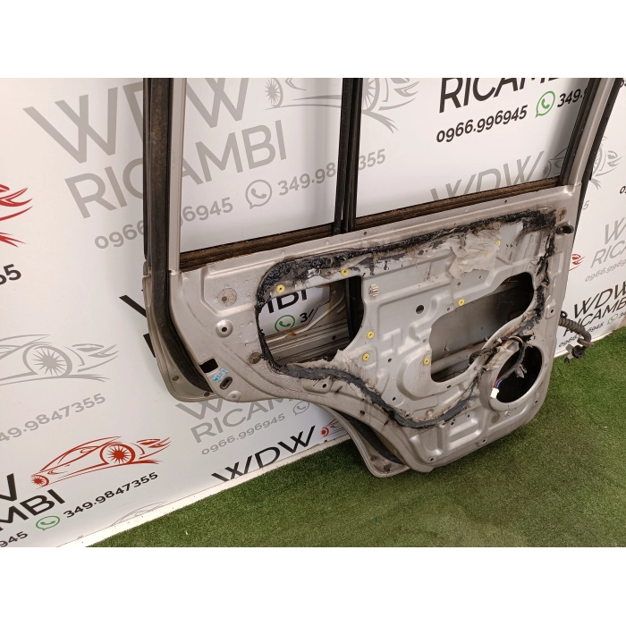 PORTA PORTIERA SPORTELLO POSTERIORE SINISTRO SX USATO GRIGIA HYUNDAI TERRACAN 2.9 CRDI (2001\2007)