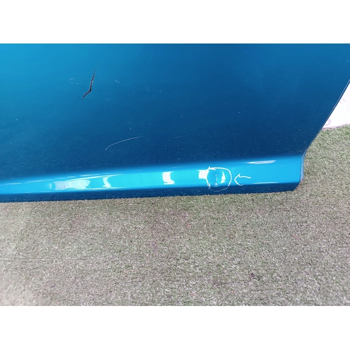 PORTA PORTIERA SPORTELLO LATO POSTERIORE DESTRO DX USATO BLU PEUGEOT 207 (2006\2015)