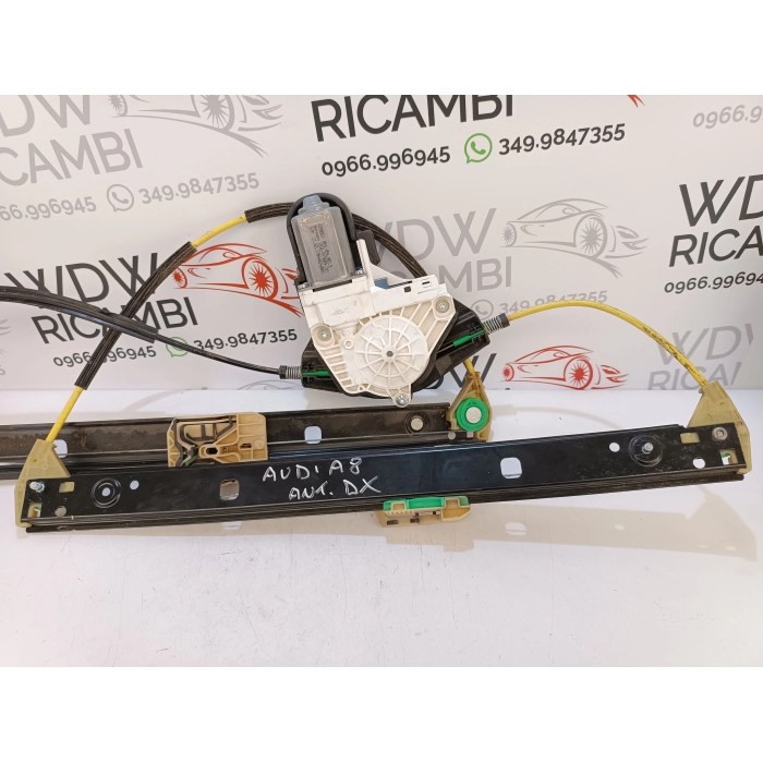 4H0837462B ALZAVETRO MOTORINO ELETTRICO PORTA ANTERIORE DESTRO DX AUDI A8 D4 (2009\2017)