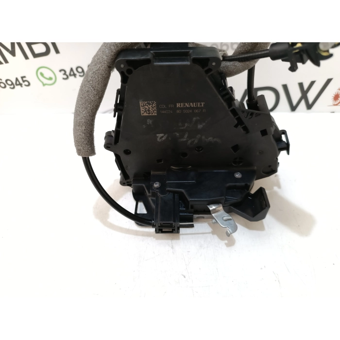 805024067R SERRATURA CHIUSURA PORTA ANTERIORE DESTRO DX USATO RENAULT CAPTUR 2° (DAL 2019 IN POI >)