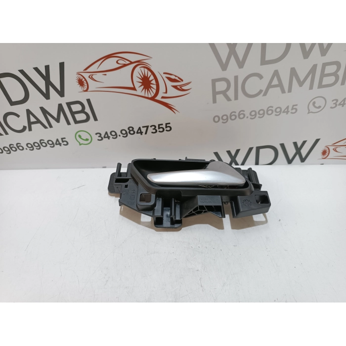 98201552W MANIGLIA INTERNA APRI PORTA ANTERIORE DESTRO DX USATO PEUGEOT 3008 II 2° (DAL 2016 > IN POI)