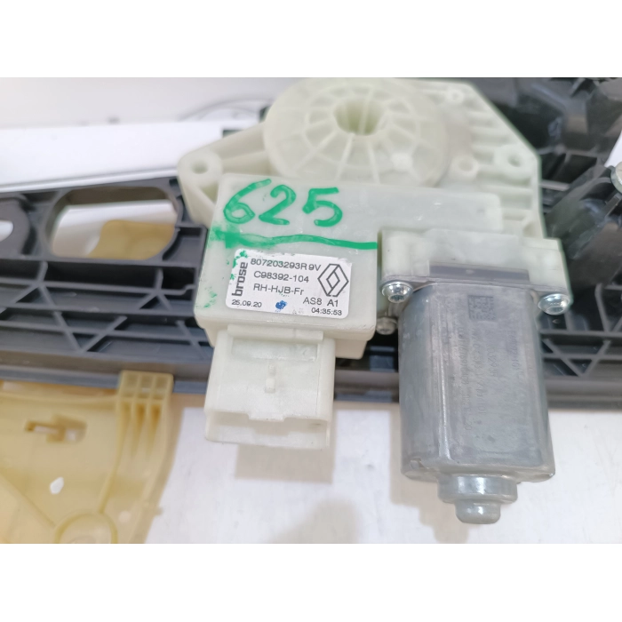 807203293R ALZAVETRO ELETTRICO PORTA ANTERIORE DESTRO DX USATO RENAULT CAPTUR 2° (DAL 2019 IN POI >)