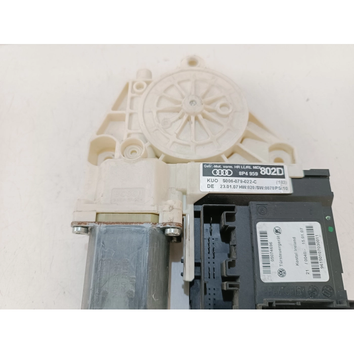 8P4959802D MOTORINO ALZAVETRO PORTA POSTERIORE DESTRO DX USATO AUDI A3 (8P) (2003\2012)