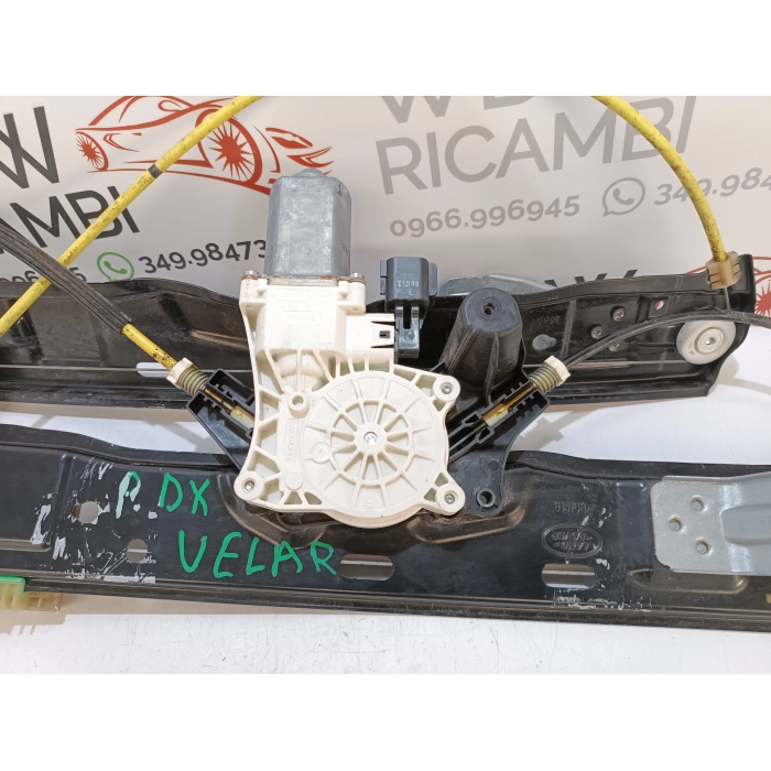 J8A227000AB ALZAVETRO ELETTRICO PORTA POSTERIORE DESTRO DX USATO LAND ROVER RANGE ROVER VELAR (DAL 2017 IN POI >)