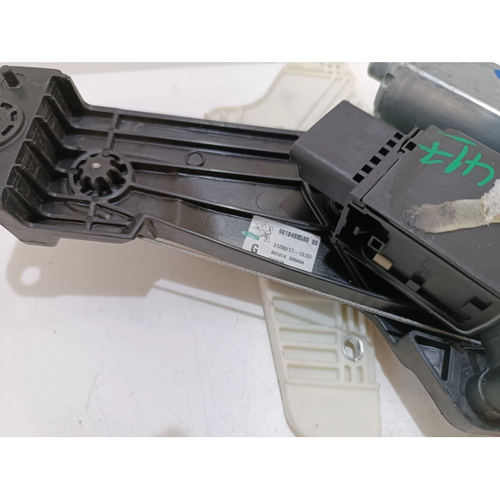 9810488580 ALZAVETRO ELETTRICO 6 PIN PORTA POSTERIORE SINISTRO SX USATO PEUGEOT 3008 II 2° (DAL 2016 > IN POI)