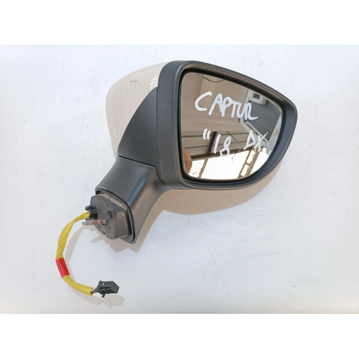SPECCHIO SPECCHIETTO ELETTRICO 11 PIN DESTRO DX USATO RENAULT CAPTUR (J5) (2013\2019)