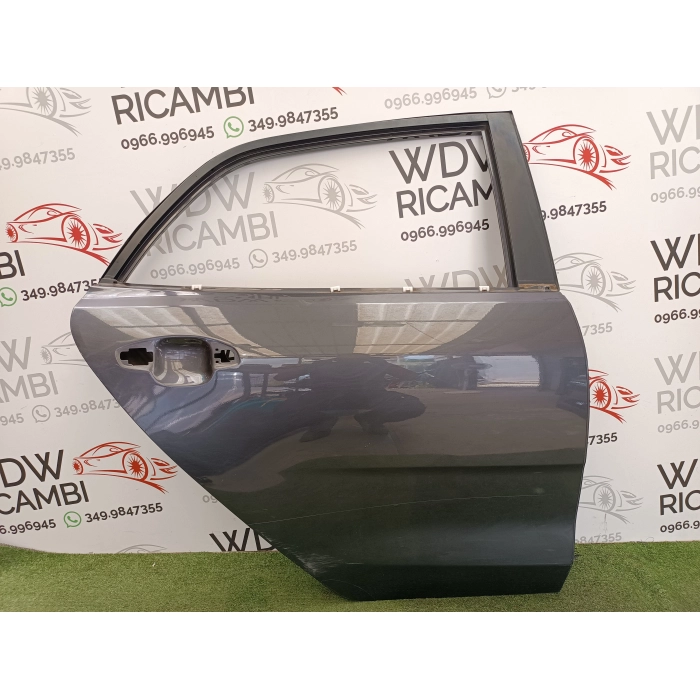 PORTA PORTIERA SPORTELLO POSTERIORE DESTRO DX USATO GRIGIO KIA RIO (YB) 1.2 (DAL 2017 IN POI >)