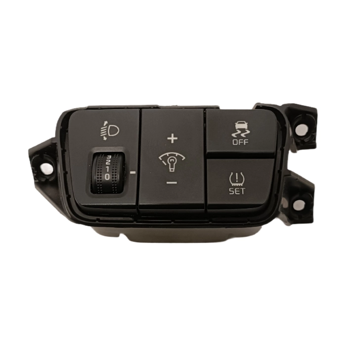 84757-H8000 PULSANTIERA INTERRUTTORE REGOLAZIONE FARI LUCI ABS OFF KIA RIO 2017 IN POI YB