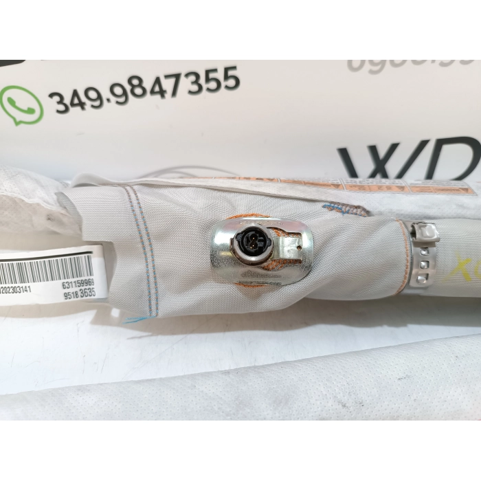 95183635 AIRBAG TENDA TENDINA LATO DESTRO DX USATO CHEVROLET AVEO 1.2 (2011\2016)