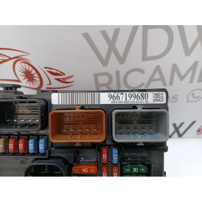 9667199680 CENTRALINA PORTA FUSIBILI FUSIBILIERA CITROEN DS3 1.6 HDI (2010\2019)