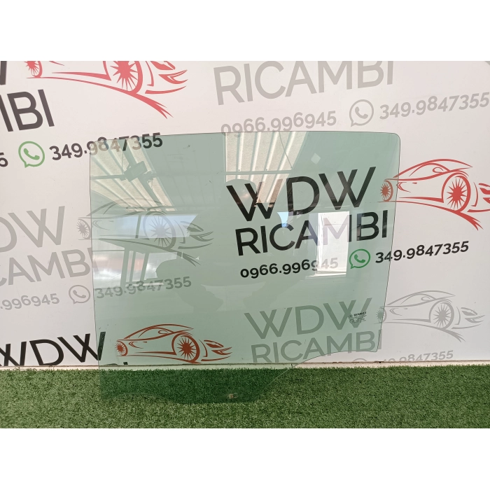 VETRO SCENDENTE PORTA POSTERIORE SINISTRO SX RENAULT CLIO 3° (2005\2013)