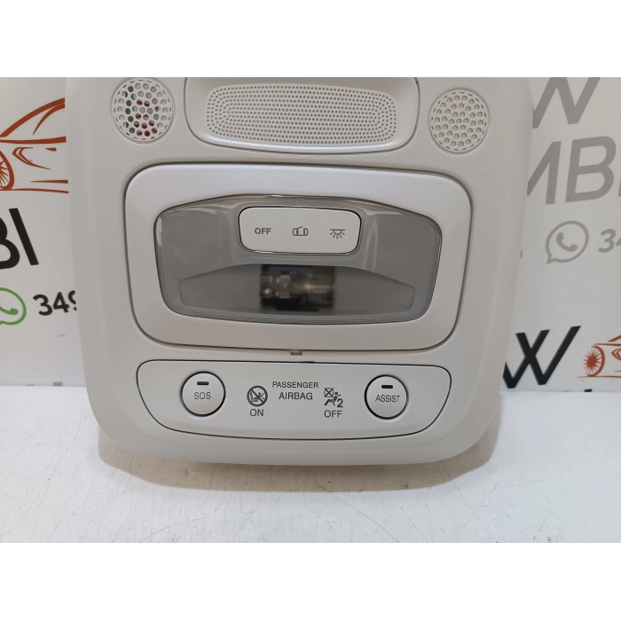 735715762 PLAFONIERA COMPLETA ANTERIORE FIAT NUOVA 500 E 500E ELETTRICA 2020 IN POI