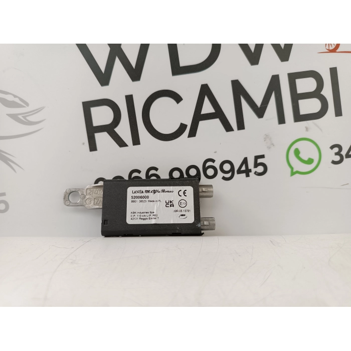 52006000 CENTRALINA ANTENNA PORTELLONE POSTERIORE FIAT NUOVA 500 E 500E ELETTRICA 2020 IN POI