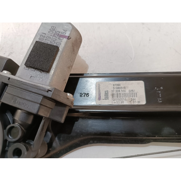 51980518 ALZAVETRO ALZACRISTALLO ANTERIORE SINISTRO FIAT 500L 1.6 MTJ (DAL 2012 IN POI >)