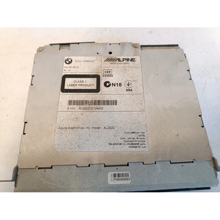 9298937 LETTORE CD NAVIGATORE SISTEMA NAVIGAZIONE BMW SERIE 3 316D (F31) (2012\2015)