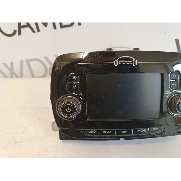 07356535980 STEREO DISPLAY SCHERMO AUTORADIO FIAT 500 - 595 ABARTH 1.4 - 1.3 - 1.2