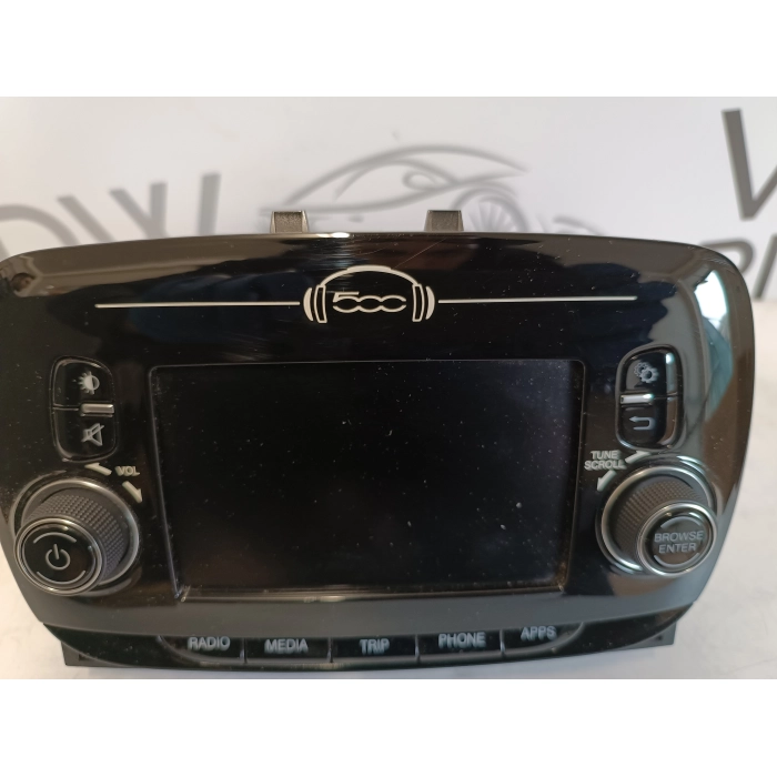 07356535980 STEREO DISPLAY SCHERMO AUTORADIO FIAT 500 - 595 ABARTH 1.4 - 1.3 - 1.2