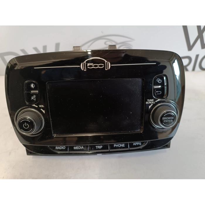 07356535980 STEREO DISPLAY SCHERMO AUTORADIO FIAT 500 - 595 ABARTH 1.4 - 1.3 - 1.2