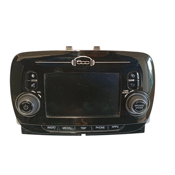 07356535980 STEREO DISPLAY SCHERMO AUTORADIO FIAT 500 - 595 ABARTH 1.4 - 1.3 - 1.2