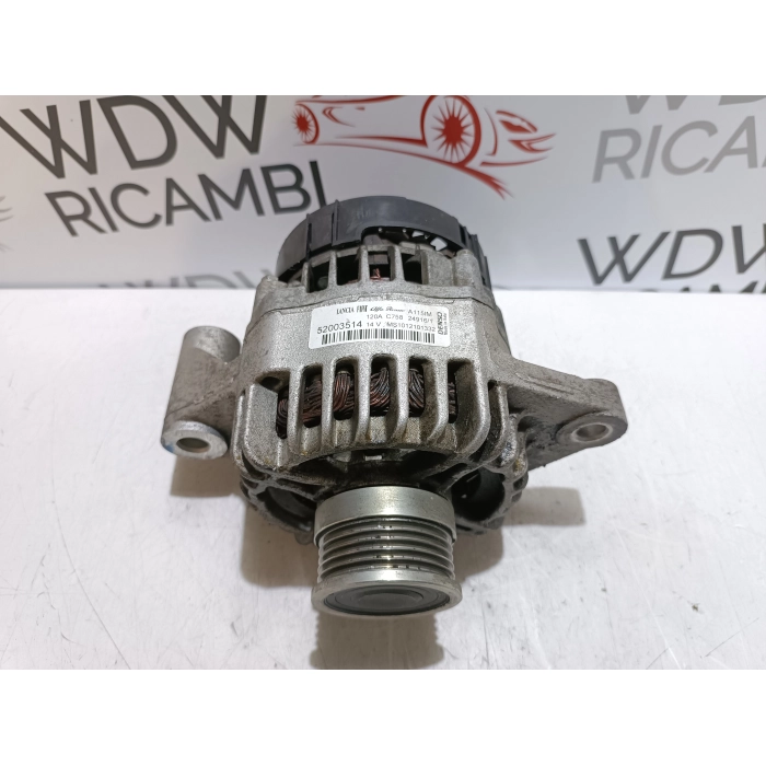 52003514 ALTERNATORE DENSO 14V 120A FIAT 500 ABARTH 595 TURISMO 1.4 (DAL 2016 IN POI >)